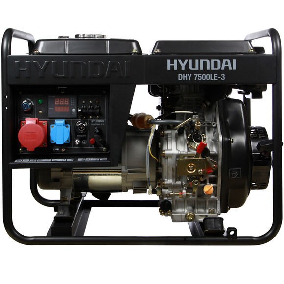 Дизельний генератор Hyundai DHY 7500LE-3 фото 2