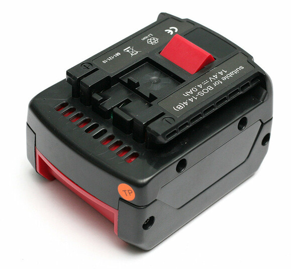 Акумулятор PowerPlant для шурупокрутів та електроінструментів BOSCH GD-BOS-14.4 (B), 14.4 V, 4 Ah, Li-Ion (DV00PT0003)