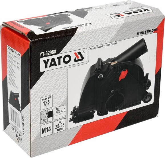 Пылезащитный кожух Yato УШМ 125 мм (YT-82988) изображение 3