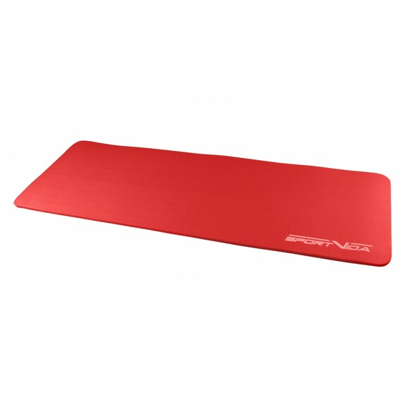 Килимок для йоги та фітнесу SportVida NBR Red 1.5 см (SV-HK0073) фото 2