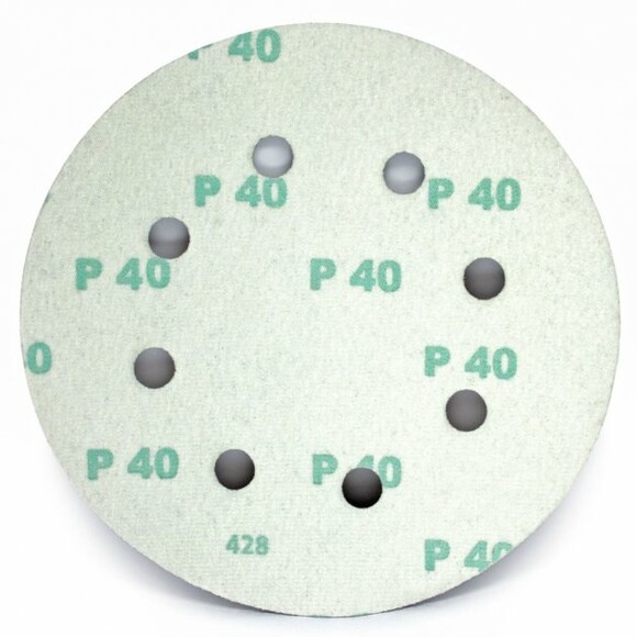 Набор шлифовальных кругов S&R D190 мм Р40 10 шт. (219040001-10) изображение 2