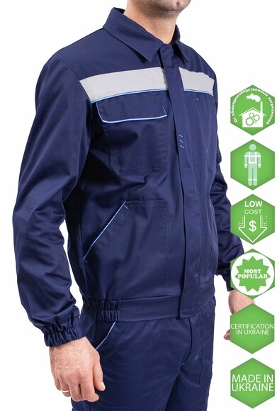 Куртка робоча Free Work Спецназ New темно-синя р.44-46/5-6/S (61642) фото 5