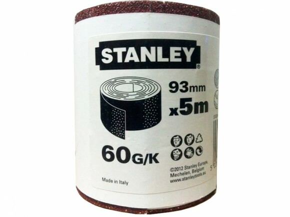 Шліфпапір Stanley 93 ммх5м P60 (STA31406-XJ)