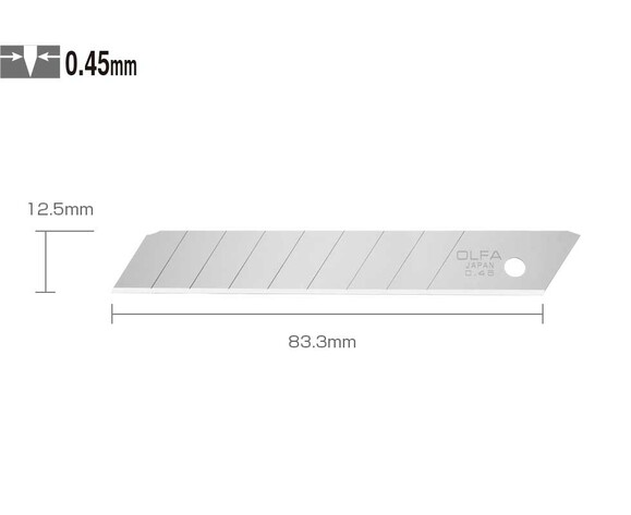 Лезвие OLFA MTB-10B 12.5 мм, 10 шт. (396510) изображение 2