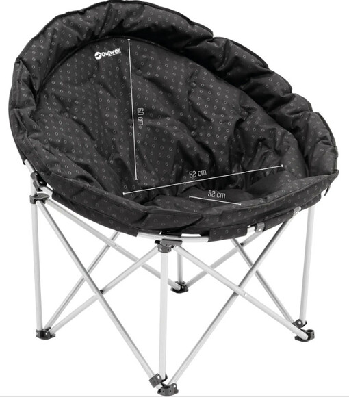 Розкладний стілець Outwell Casilda XL Black (929845) фото 3