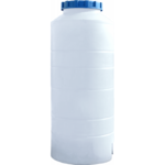  Пластиковая емкость Пласт Бак 300 л узкая, вертикальная, белая (00-00000814)