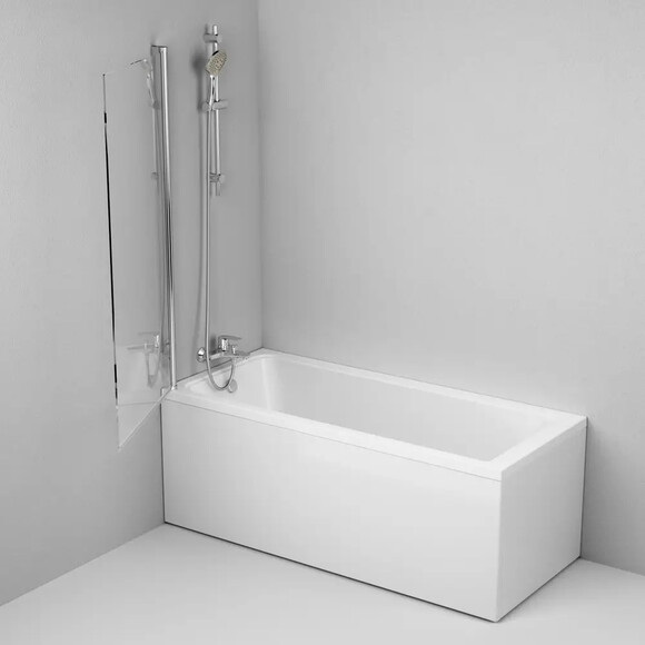 Душова шторка для ванни AM.PM Gem 80х140 см (WU90BS-D080-140CT)  фото 3