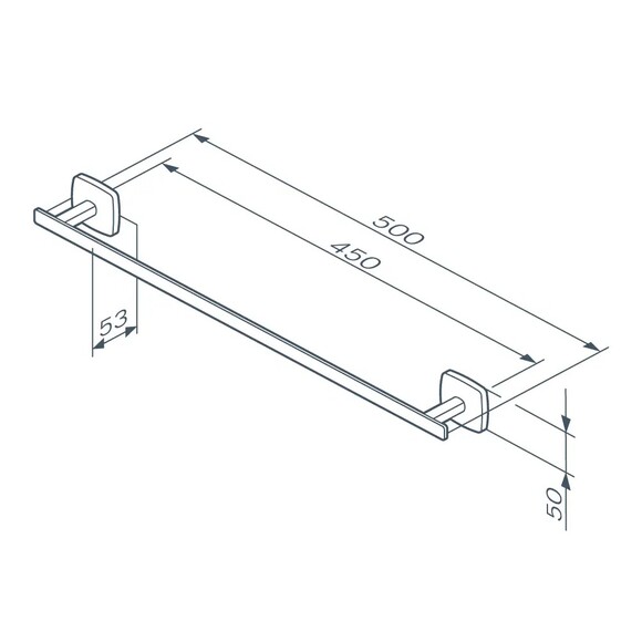 Вішалка для рушників AM.PM Gem (A90346422) фото 7