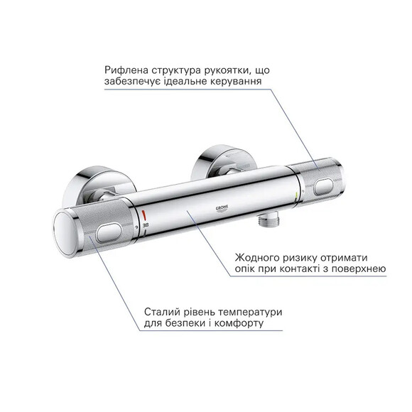 Смеситель термостатический для душа Grohe QuickFix Precision Feel (34790000) (CV033579) изображение 3