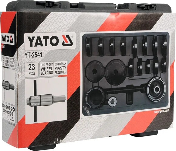 Съемники подшипника передней ступицы Yato, 23 шт (YT-2541) изображение 2
