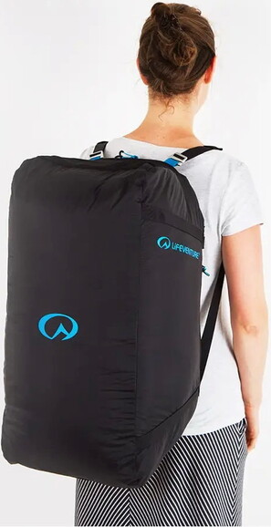 Дорожная сумка Lifeventure Packable Duffle, 70 л, черная (51310) изображение 3
