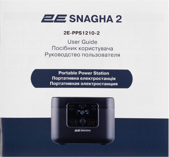 Портативна електростанція 2Е Snagha 2, 1200 Вт, 1050 Вт/год, швидка зарядка (2E-PPS1210-2) фото 28