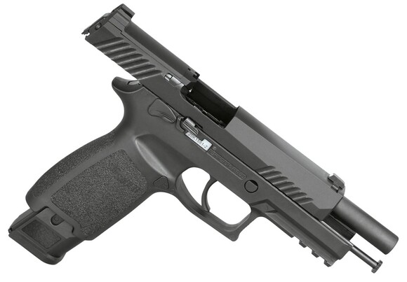 Страйкбольний пістолет Sig Sauer Air ProForce P320-M17 Green Gas кал. 6 мм ВВ. Black (1625.02.17) фото 4