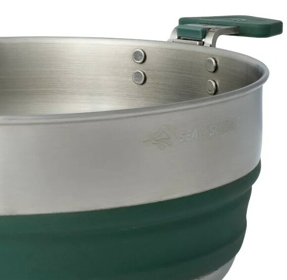 Каструля складна Sea to Summit Detour Stainless Steel Collapsible Pot 3 L, Laurel Wreath Green (STS ACK026021-402002) фото 6