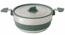 Кастрюля складная Sea to Summit Detour Stainless Steel Collapsible Pot 3 L, Laurel Wreath Green (STS ACK026021-402002)