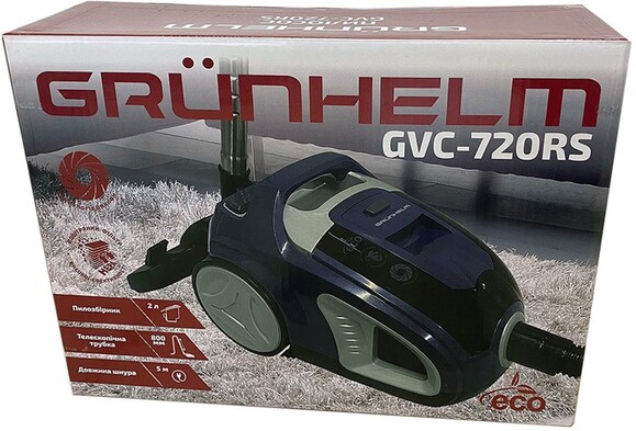 Пылесос Grunhelm GVC-720RS изображение 3