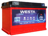 Автомобільний акумулятор Westa 6CT-78 А RED EFB