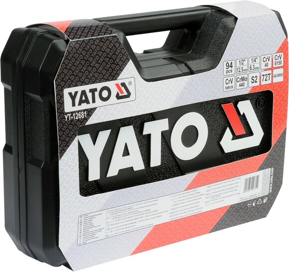 Набор торцевых головок Yato YT-12681 изображение 4
