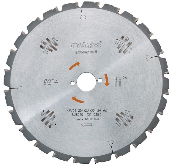 Пильный диск Metabo 350x30, 22 FZ (628017000)