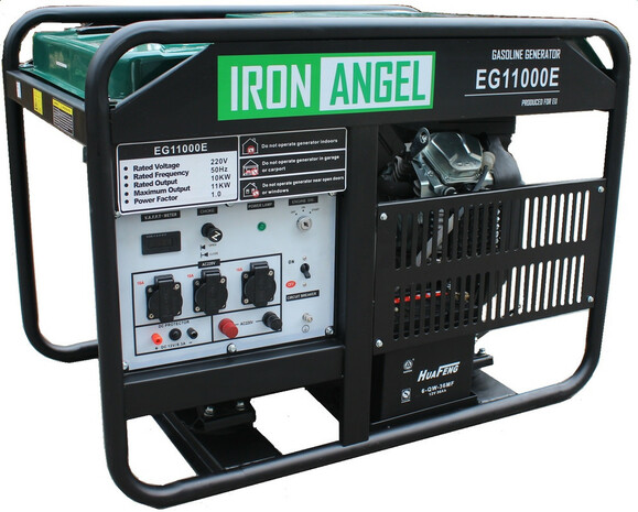 Генератор з блоком автоматики Iron Angel EG11000E ATS (2001083-1) фото 2