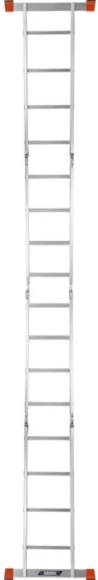 Лестница-трансформер алюминиевая четырёхсекционная BLUETOOLS 4x4 (160-9404) изображение 6