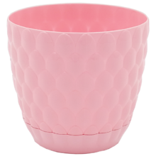 Горшок для цветов Alyaplastik Pinecone 3.3 л, розовый (00-00010383)