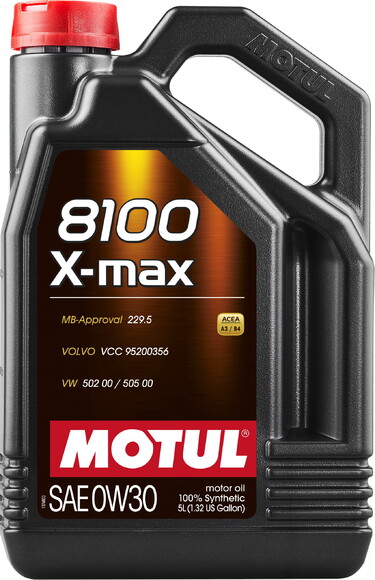 Моторное масло MOTUL 8100 X-max, 0W30 5 л (106571)