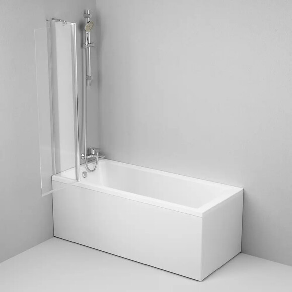 Душова шторка для ванни AM.PM Gem 80х140 см (WU90BS-D3W5-140CT) фото 4