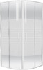 Душова кабіна EGER Tisza (Amur) 90х90х185 см, скло Frizеk, двері, профіль білий (599-021-A/1)