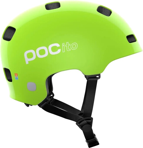 Шлем велосипедный POC Pocito Crane MIPS, Fluorescent Yellow/Green, M/L (PC 105708234MLG1) изображение 3