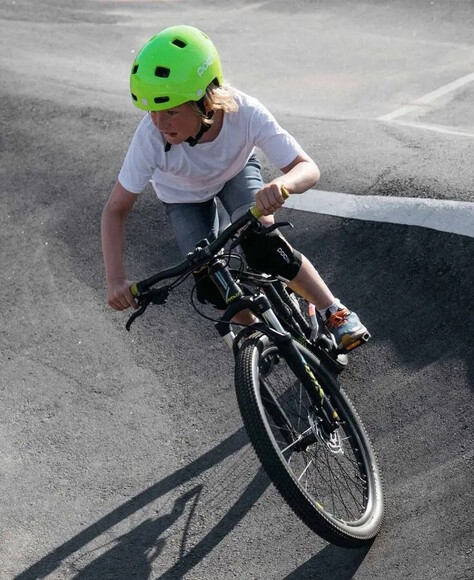 Шлем велосипедный POC Pocito Crane MIPS, Fluorescent Yellow/Green, M/L (PC 105708234MLG1) изображение 5