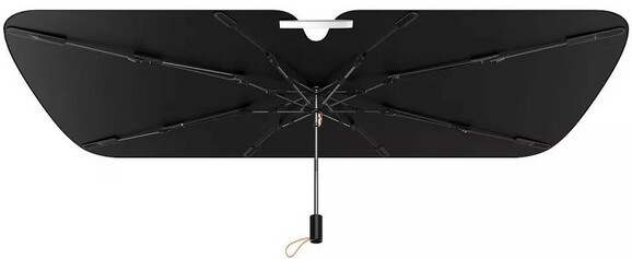 Солнцезащитный зонт для автомобиля Baseus CoolRide Doubled-Layered Windshield Sun Shade Umbrella Pro Large, black (57122) изображение 3