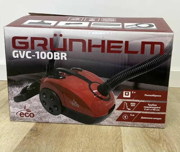 Пилосос Grunhelm GVC-100BR фото 5