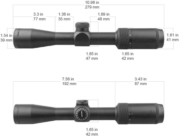 Приціл оптичний Vector Optics Matiz 2-7x32, MOA SFP, 25.4 мм (SCOM-33) фото 10