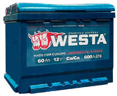 Автомобильный аккумулятор Westa 6CT-60 А (1) А 600A