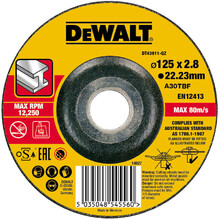 Круг отрезной DeWALT 125х2.8х22.23 мм по металлу (DT43911)