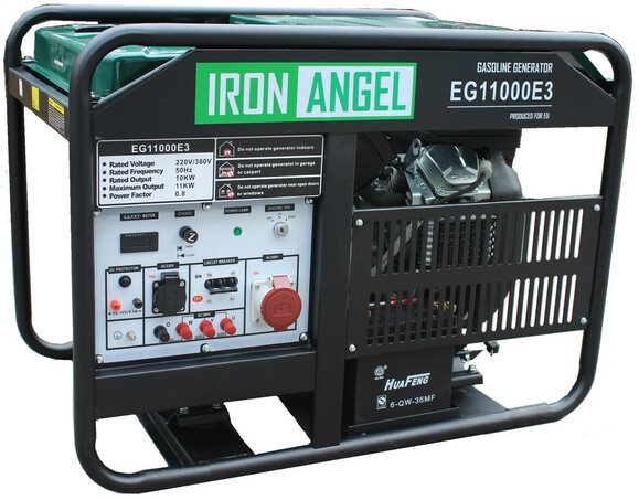 Генератор з блоком автоматики Iron Angel EG11000E3 ATS (2001078-1) фото 2
