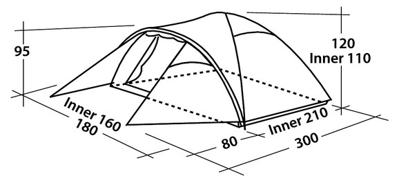 Палатка Easy Camp Quasar 300 (43930) изображение 4