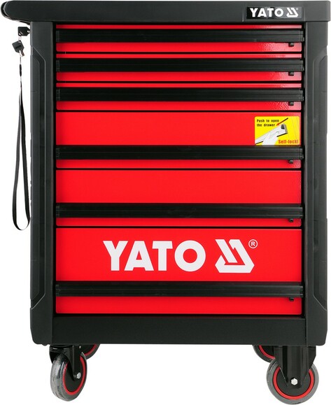 Шкаф с инструментами Yato 6 отделов 958x766x465 мм 177 шт (YT-5530) изображение 2