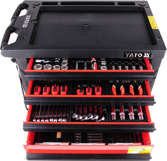 Шкаф с инструментами Yato 6 отделов 958x766x465 мм 177 шт (YT-5530) изображение 6