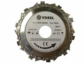 Ланцюговий диск Vorel по дереву для шліфмашин 125мм (8771)