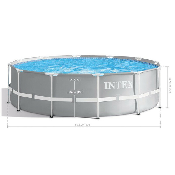 Каркасний басейн Intex, 366х99 см (фільтр-насос 2006 л/год, сходи) (26716) фото 4