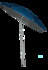 Зонт садовый Time Eco ТЕ-007-220, голубой (4001831143108)