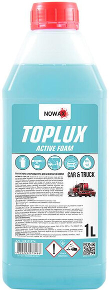 Активна піна Nowax Toplux Active Foam для безконтактного миття концентрат 1:120, 1 л (NX01174)