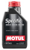 Моторное масло MOTUL Specific 506 01 506 00 503 00 SAE 0W30 1 л (106429)