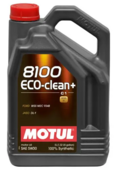 Моторное масло Motul 8100 Eco-clean+, 5W30 5 л (101584)