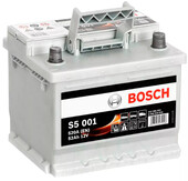 Автомобільний акумулятор Bosch S5 12В, 52 Аг, 520 A (0092S50010)
