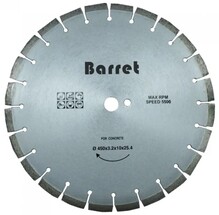 Алмазний відрізний диск Barret, 450 мм (D-450)