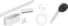 Душевой набор HANSGROHE WallStoris, со штангой, белый матовый (24291700)
