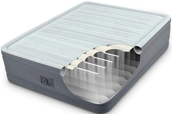 Надувная кровать полуторная Intex PremAire I со встроенным электронасосом, 137x191x46 см (64904) изображение 3